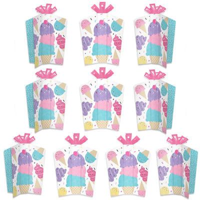 Scoop Up The Fun - Ice Cream - Table Decorations - Sprinkles Party Fold and Flare Centerpieces - 10 Count